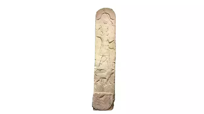 PHOENICIAN - Amrit Stele of Shadrafa Low-poly 3D model