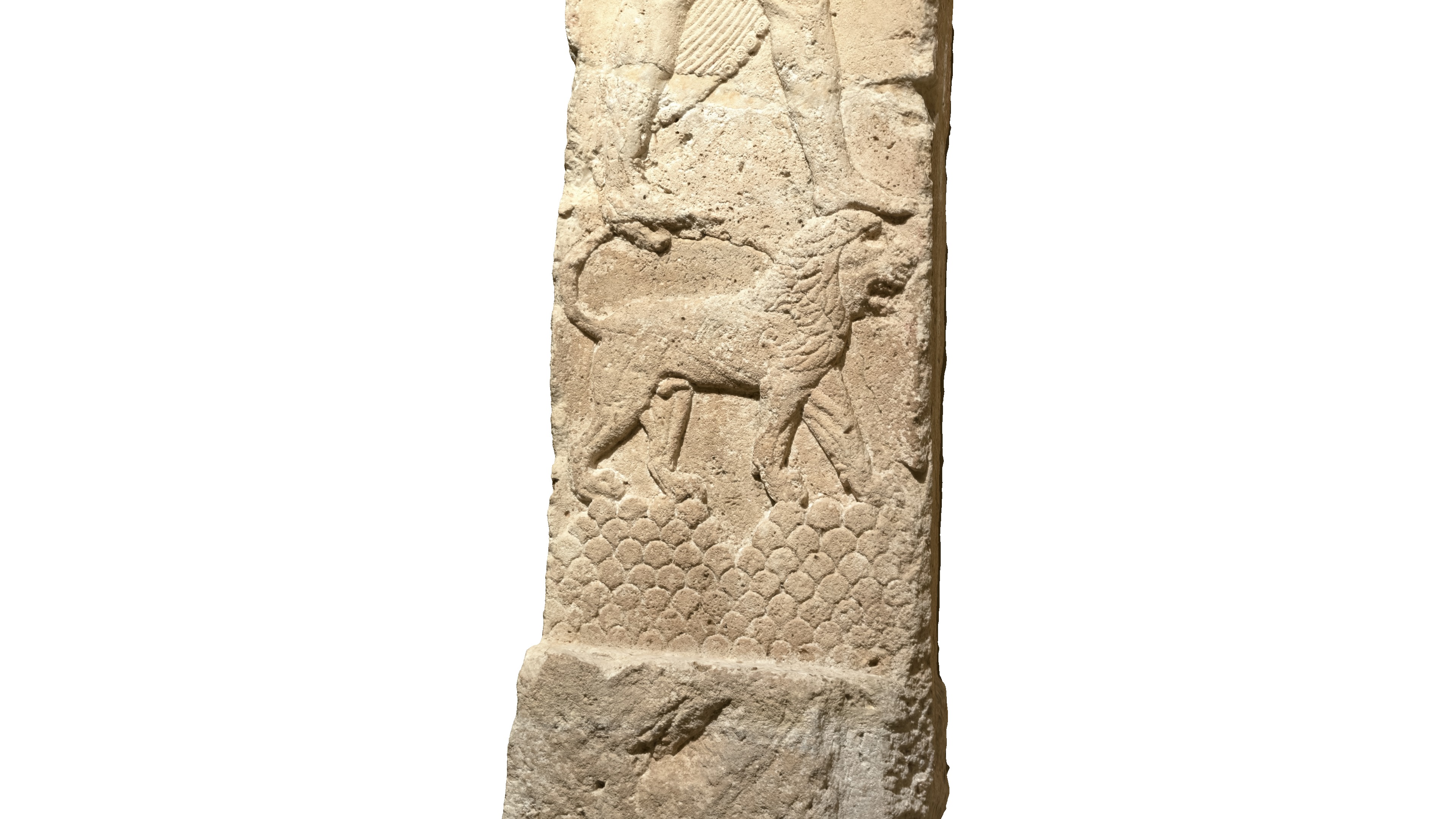 PHOENICIAN - Amrit Stele of Shadrafa Low-poly 3D model_3