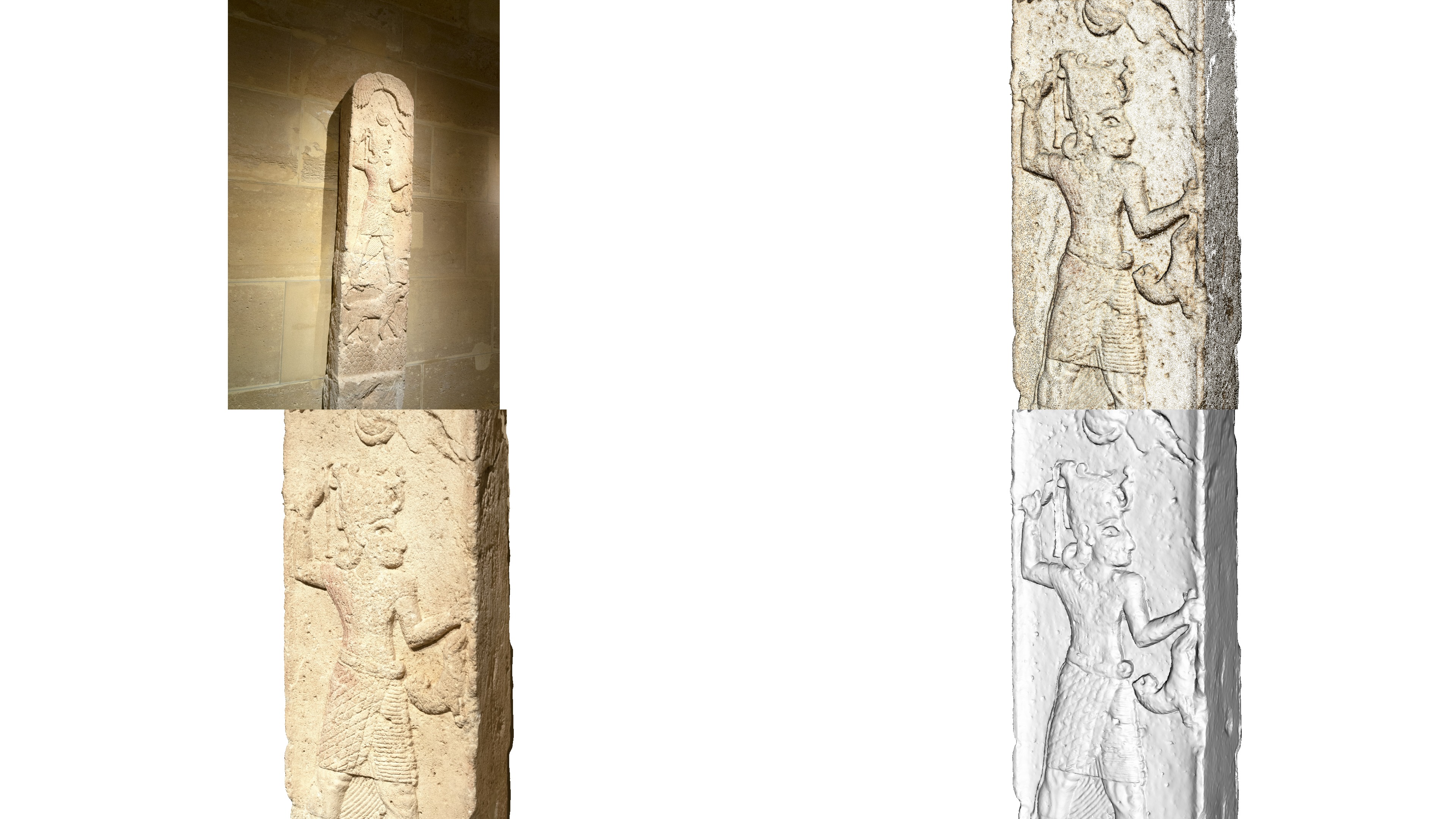 PHOENICIAN - Amrit Stele of Shadrafa Low-poly 3D model_8
