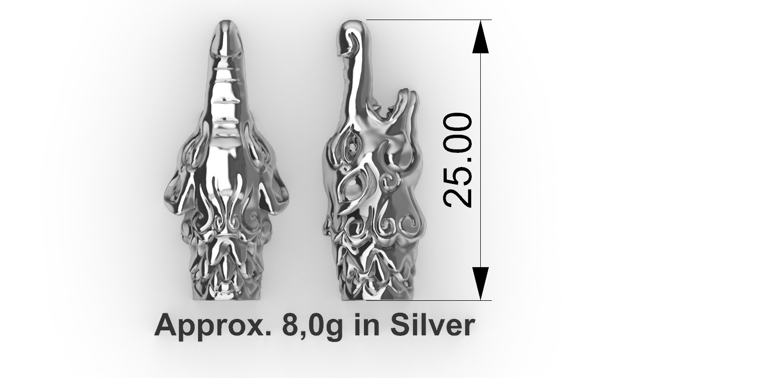 Makara Head 3D print model_4