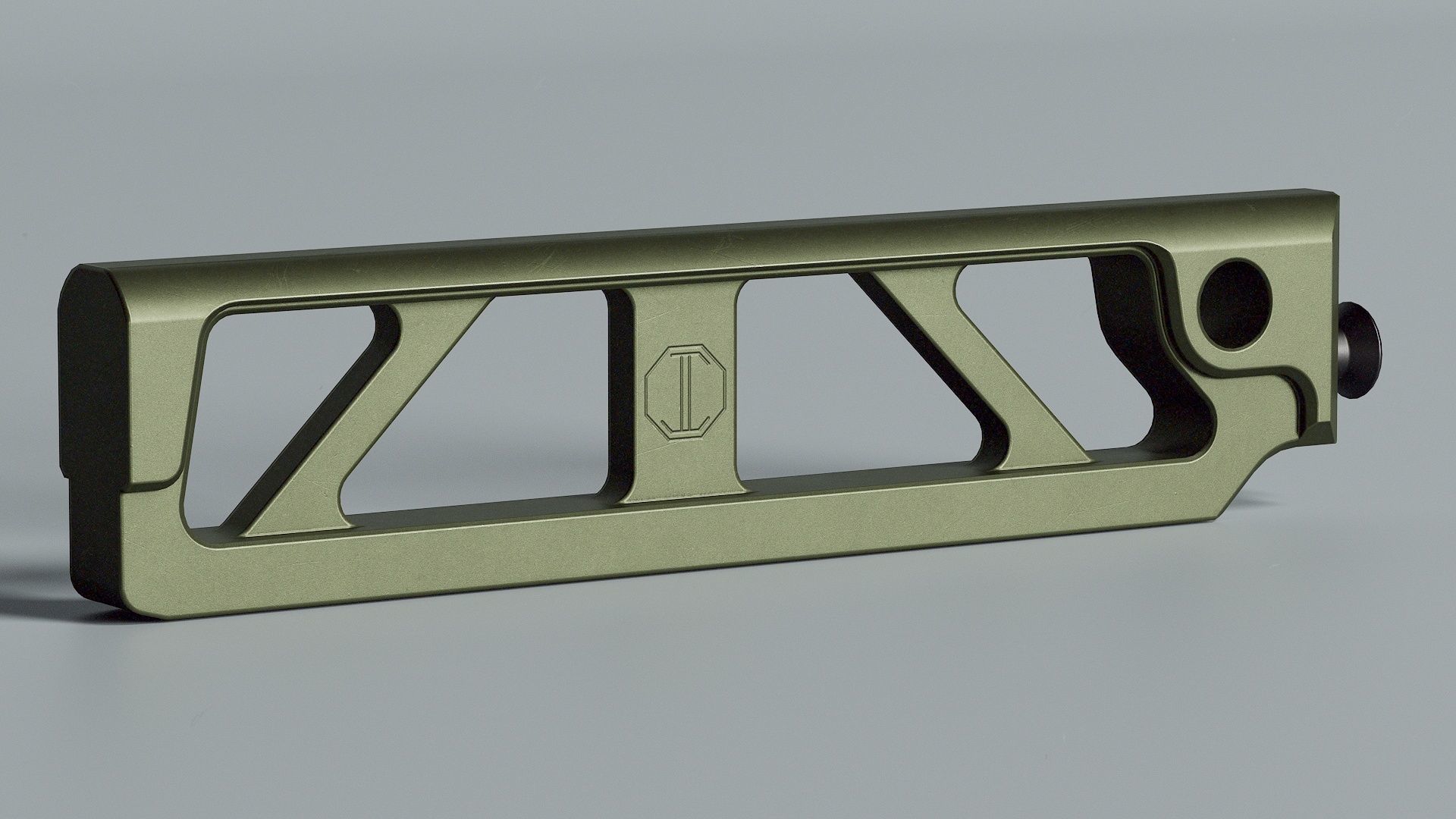 ST-6 Skeletonized Tube - Replica Low-poly 3D model_6