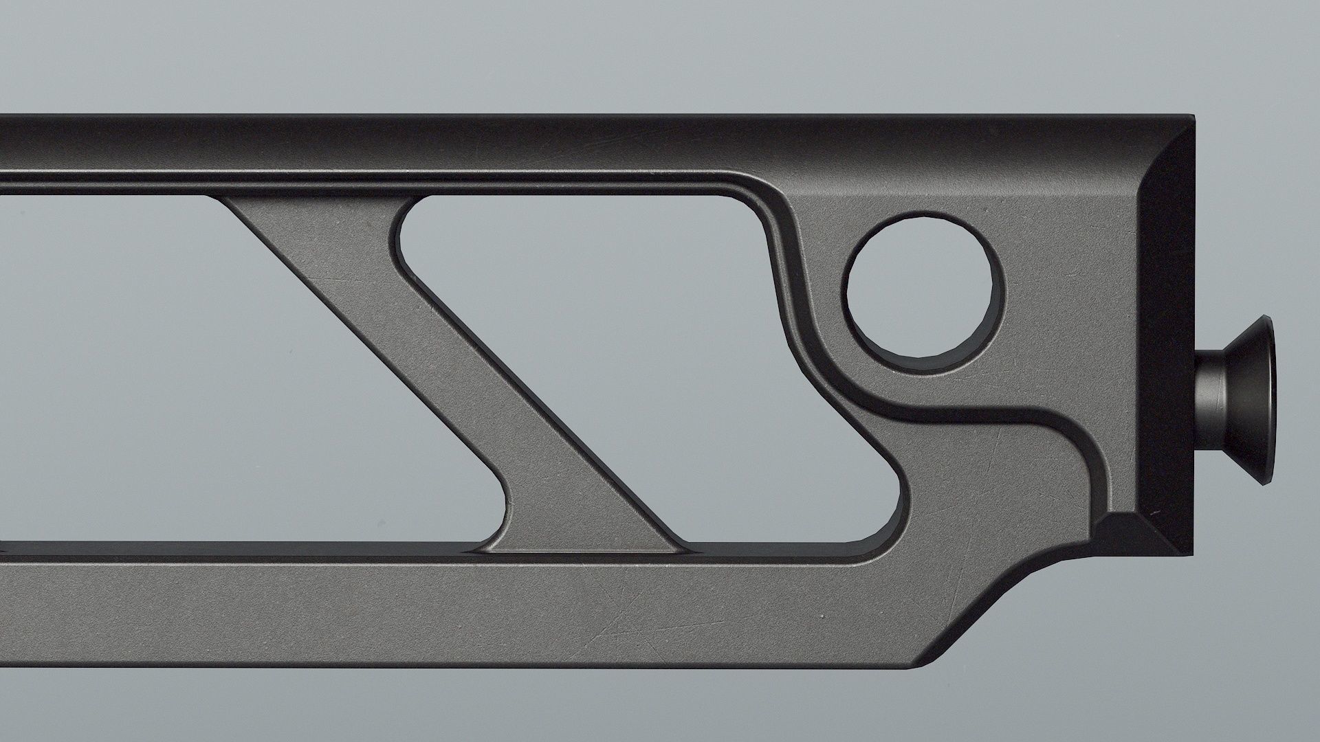 ST-6 Skeletonized Tube - Replica Low-poly 3D model_7