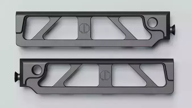 ST-6 Skeletonized Tube - Replica Low-poly 3D model