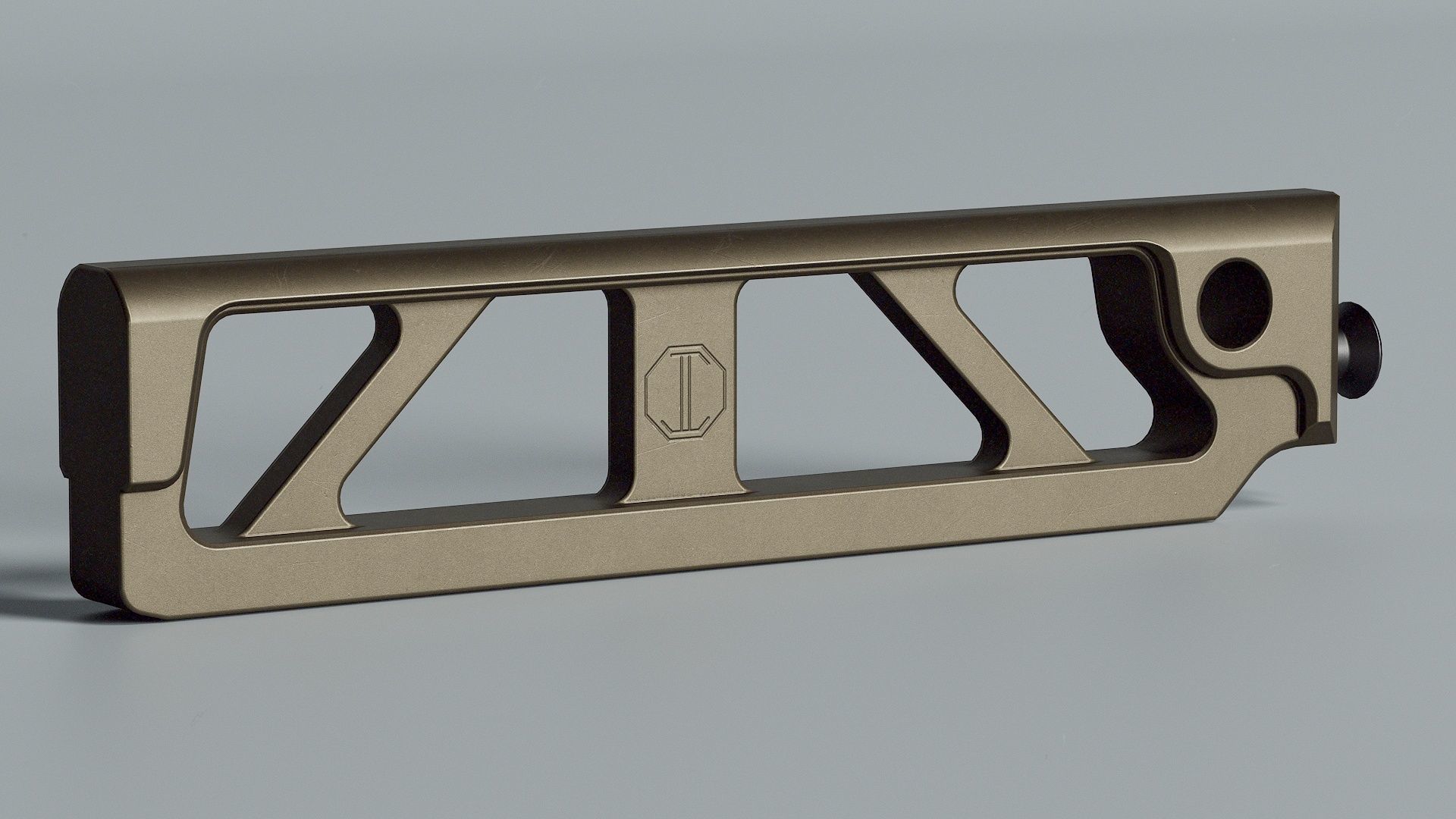 ST-6 Skeletonized Tube - Replica Low-poly 3D model_5