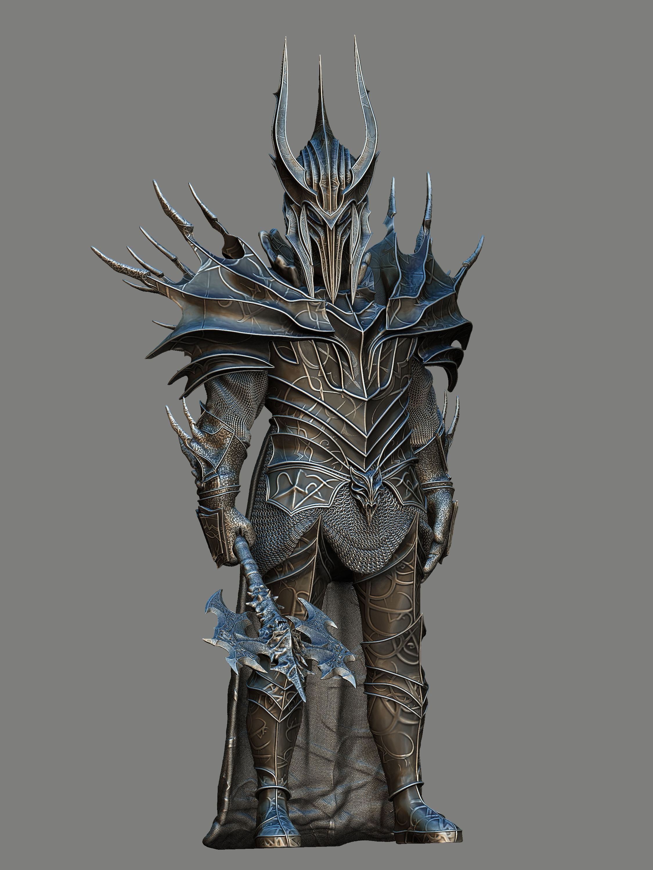 NEW Unleash the Dark Lord Morgoth in 3D 3D print model_2