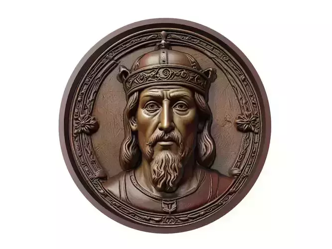 William the Conqueror Medallion 3D print model