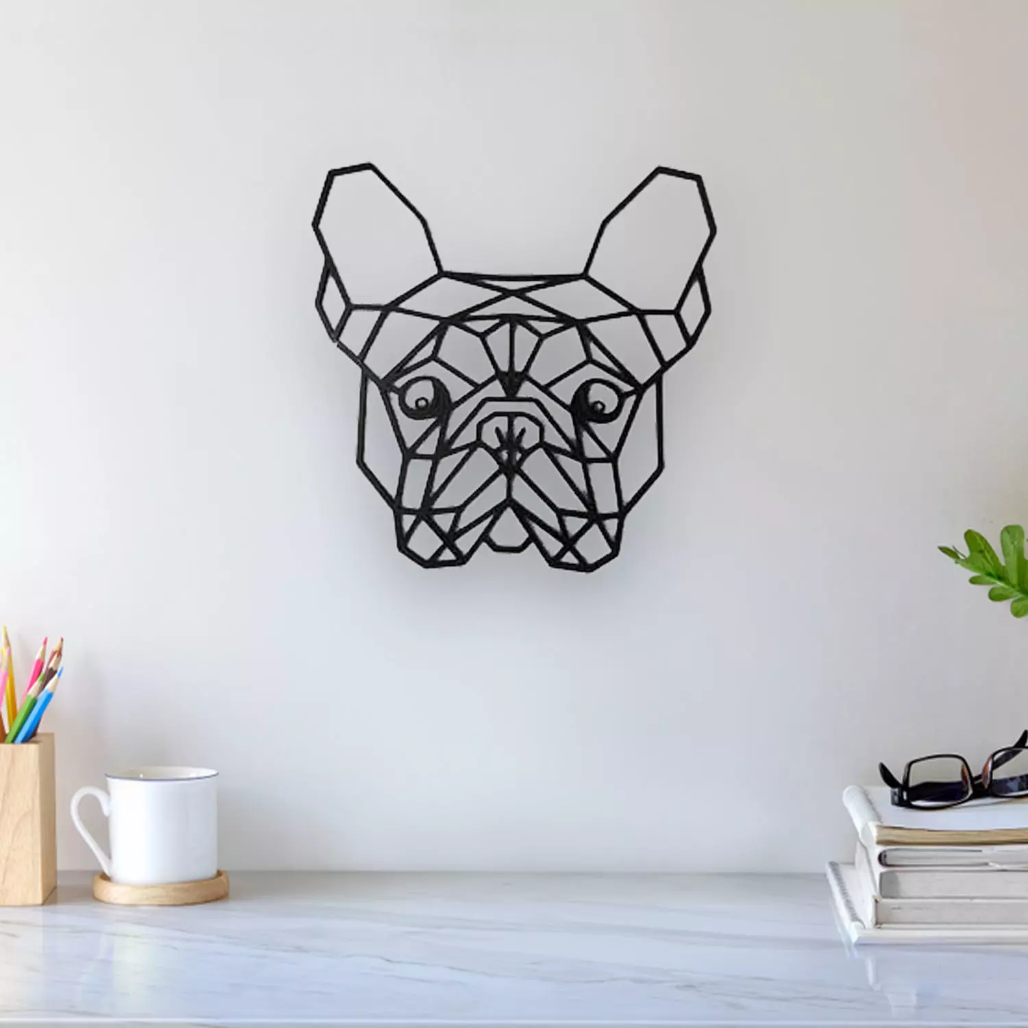 French Bulldog Wall Art 3D print model_0