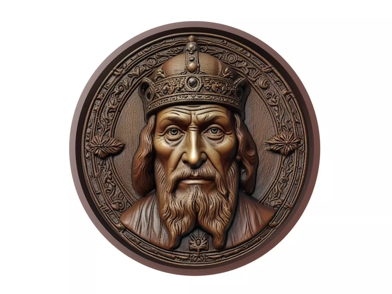 Ivan the Terrible Medallion 3D print model