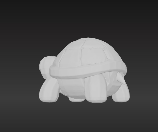 Low-Poly Turtle 3D model_7