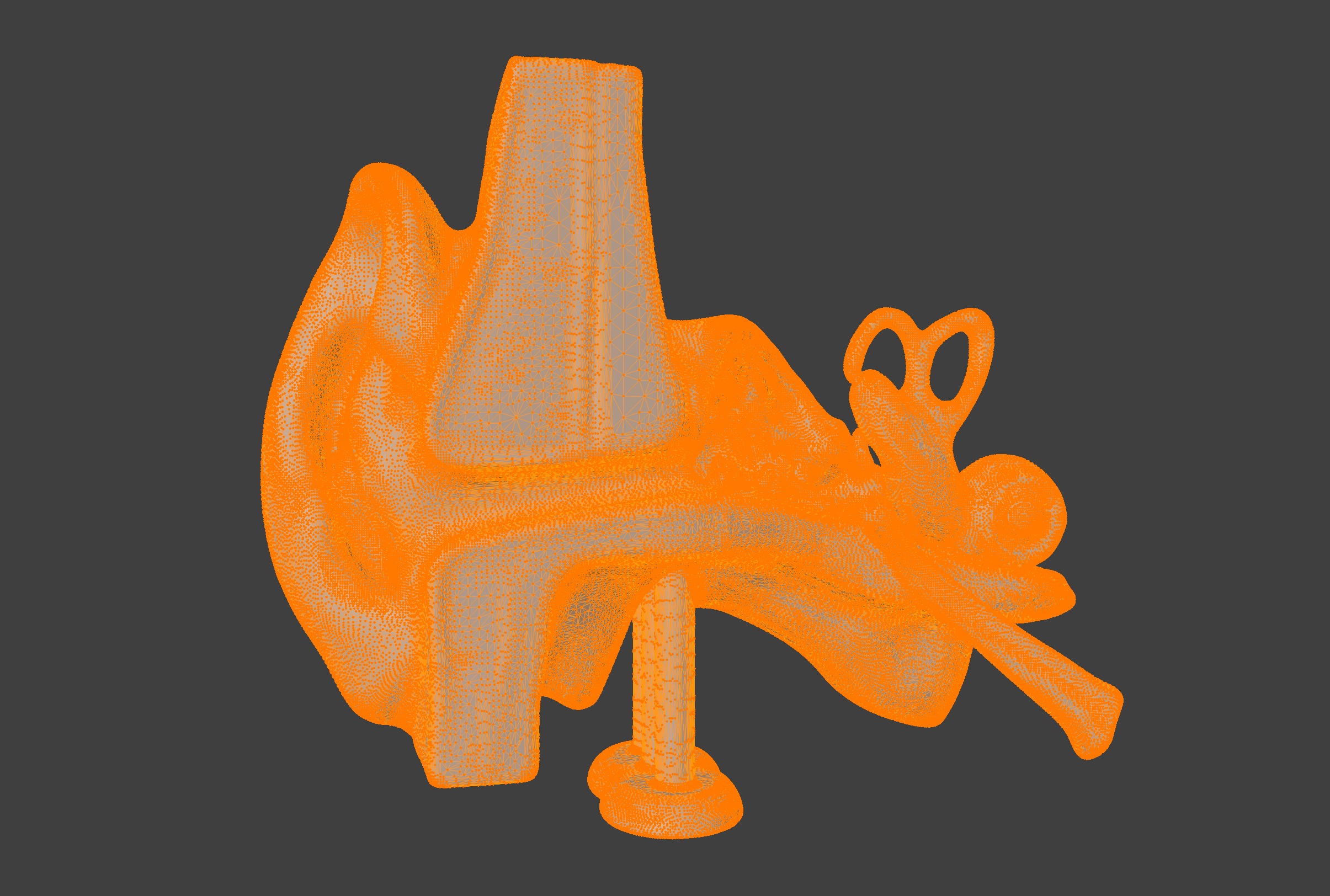 3D Basic Ear Anatomy Model 3D print model_4