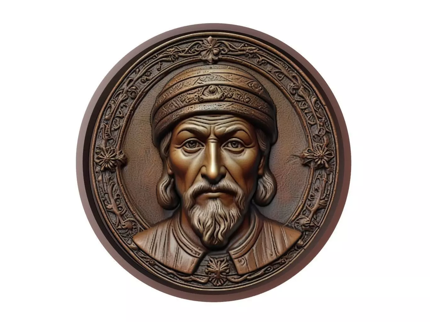 Mehmed the Conqueror Medallion 3D print model_0