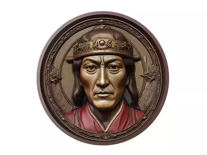 Oda Nobunaga Medallion 3D print model