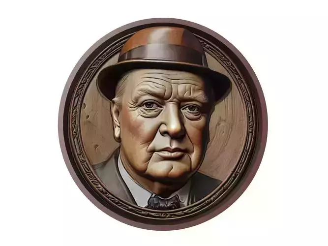 Winston Churchill Medallion