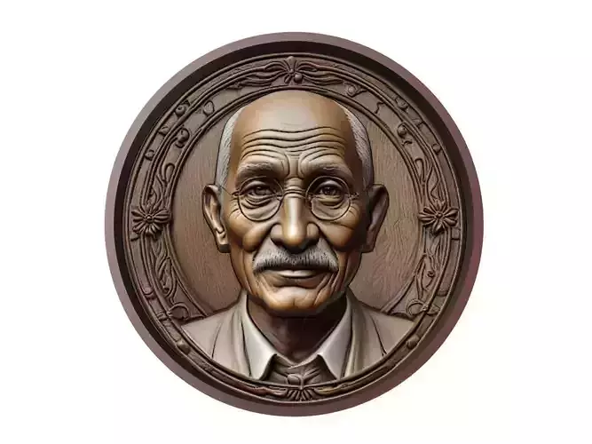 Mahatma Gandhi Medallion