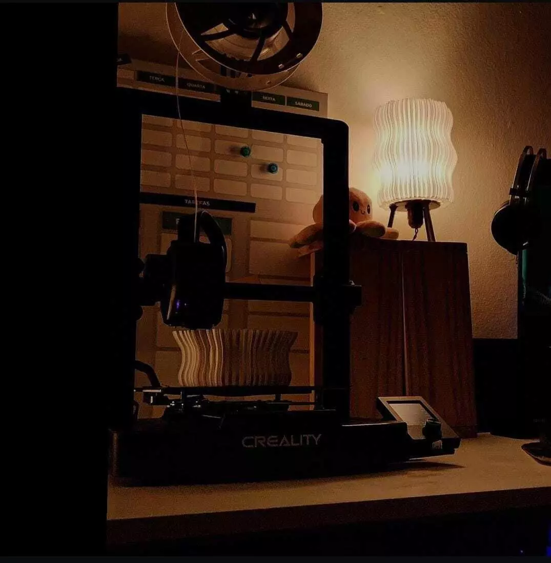 Flower Lamp - Lin 3D print model_2