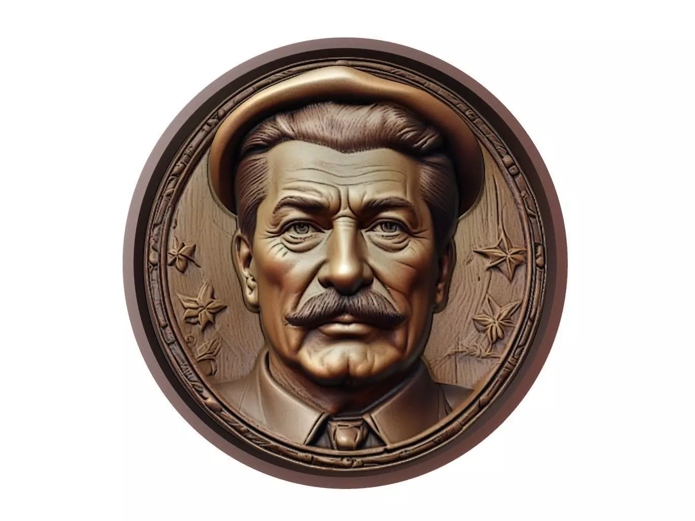 Joseph Stalin Medallion 3D print model