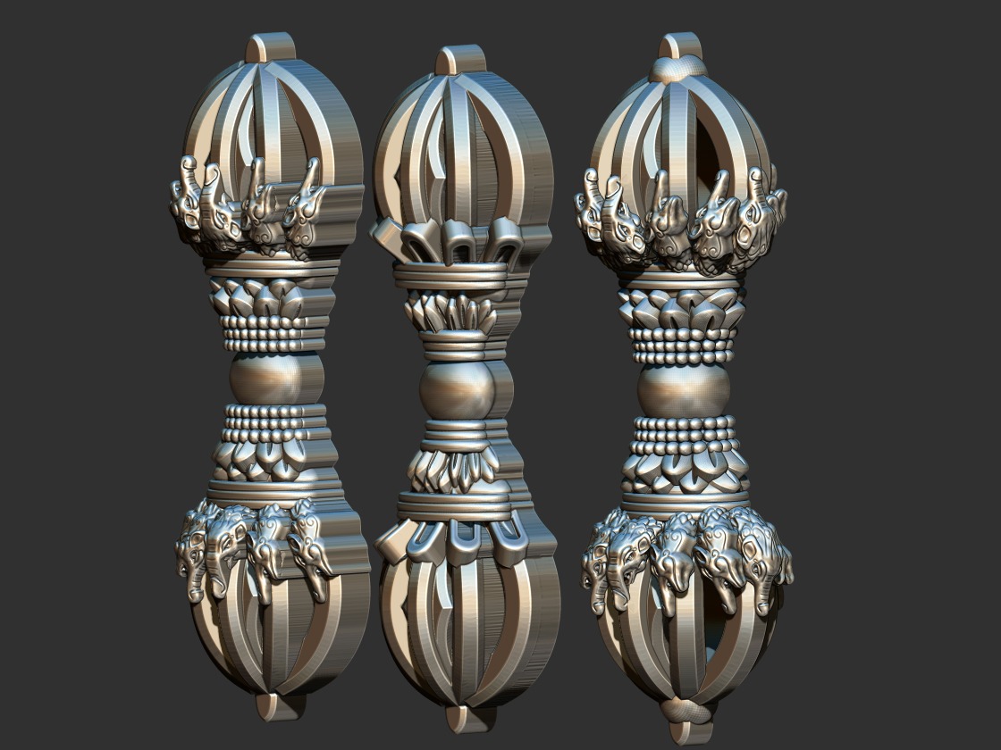 Vajra Makara 3D print model_2