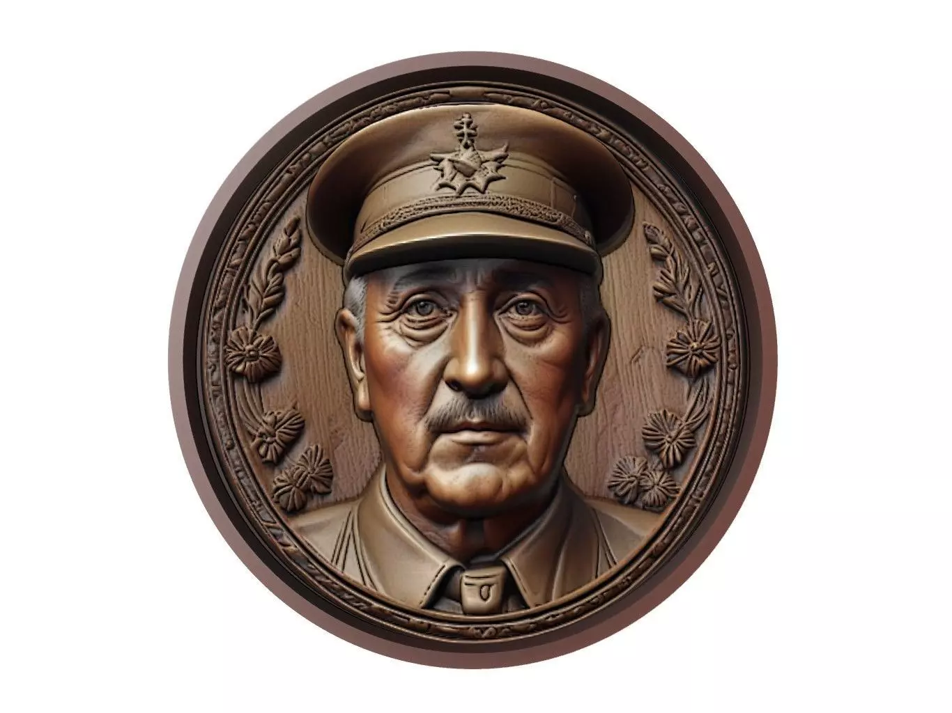 Francisco Franco Medallion 3D print model