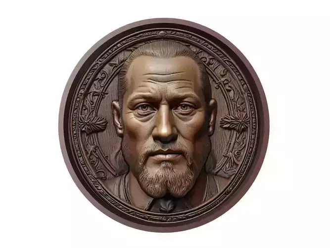 Ragnar Lothbrok Medallion 3D print model