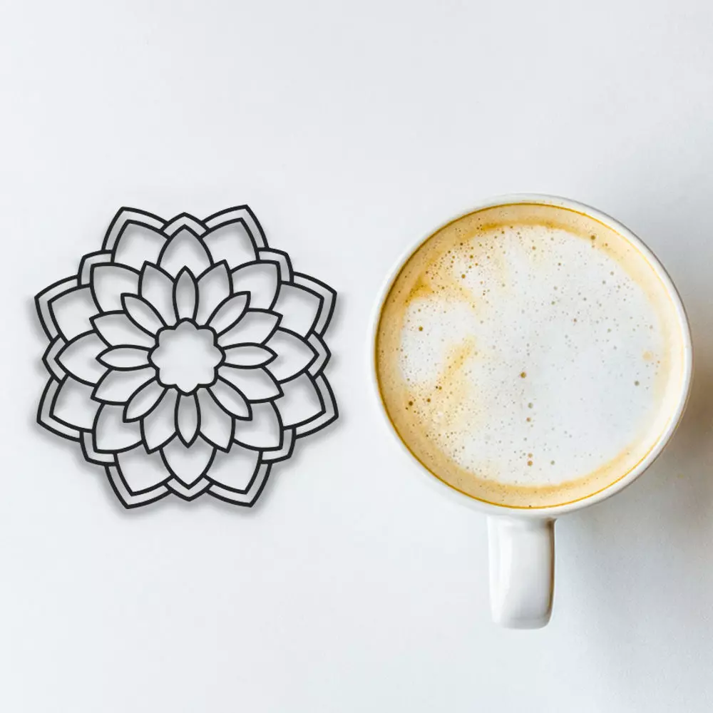 Coffee And Tea Coaster 3D print model