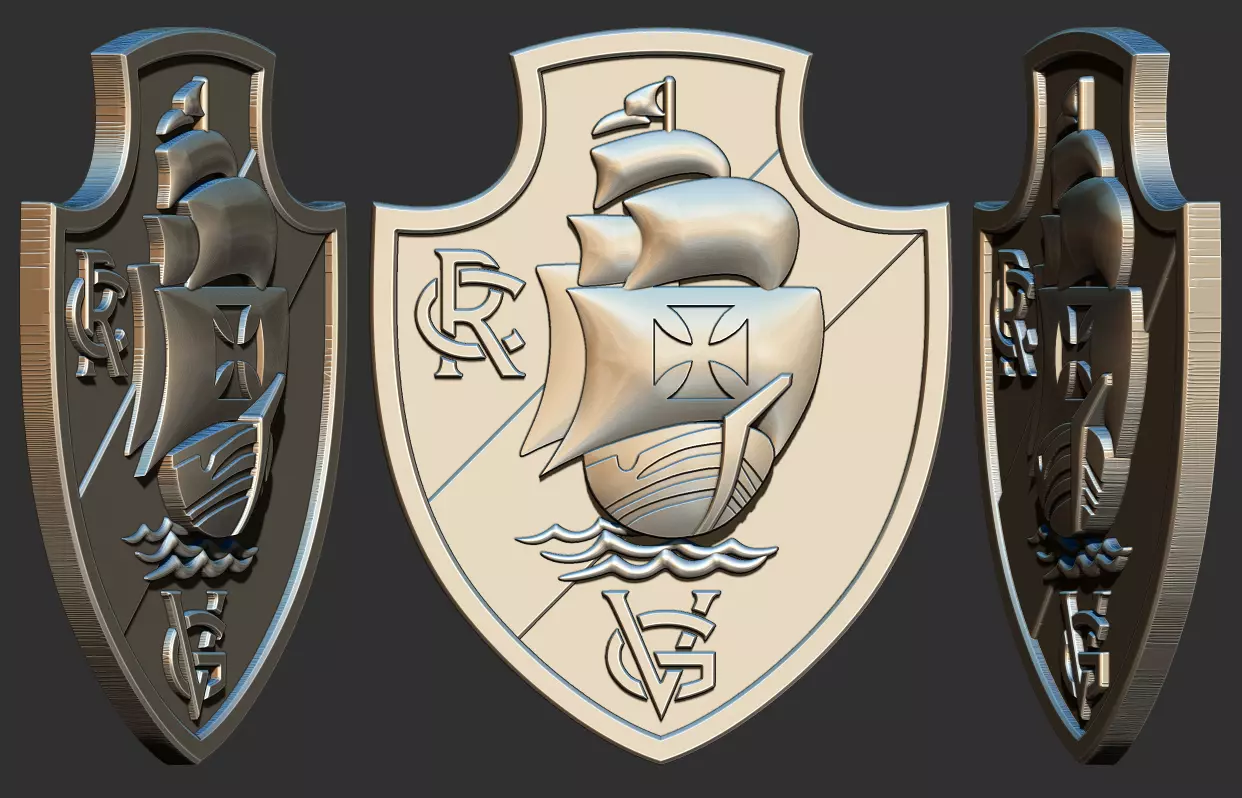 Vasco da Gama - Escudo Relief 3D print model