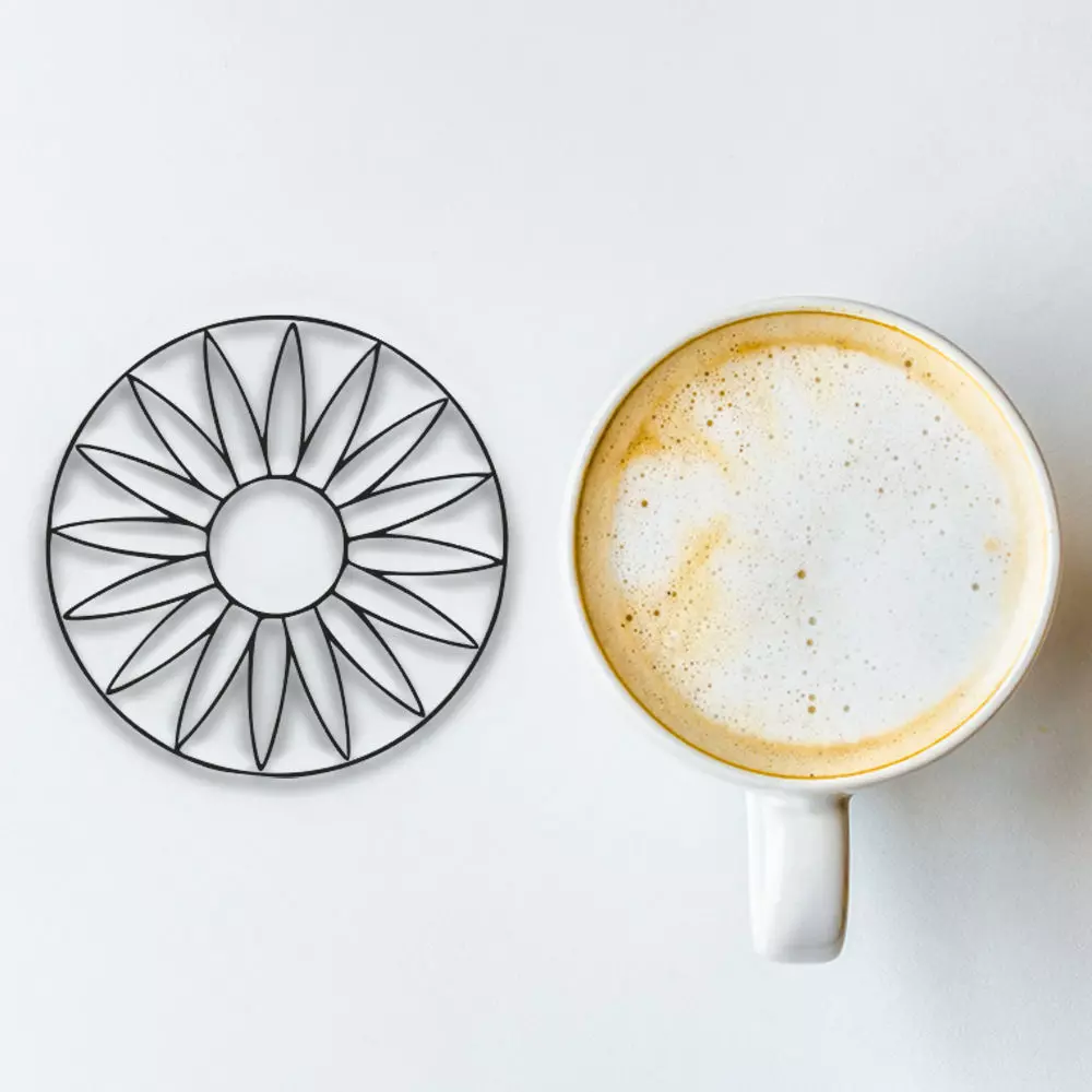 Coffee And Tea Coaster 3D print model_0