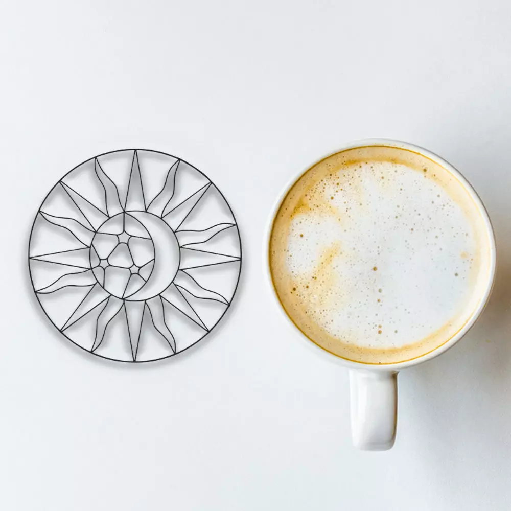Coffee And Tea Coaster  3D print model_0