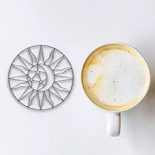 Coffee And Tea Coaster 