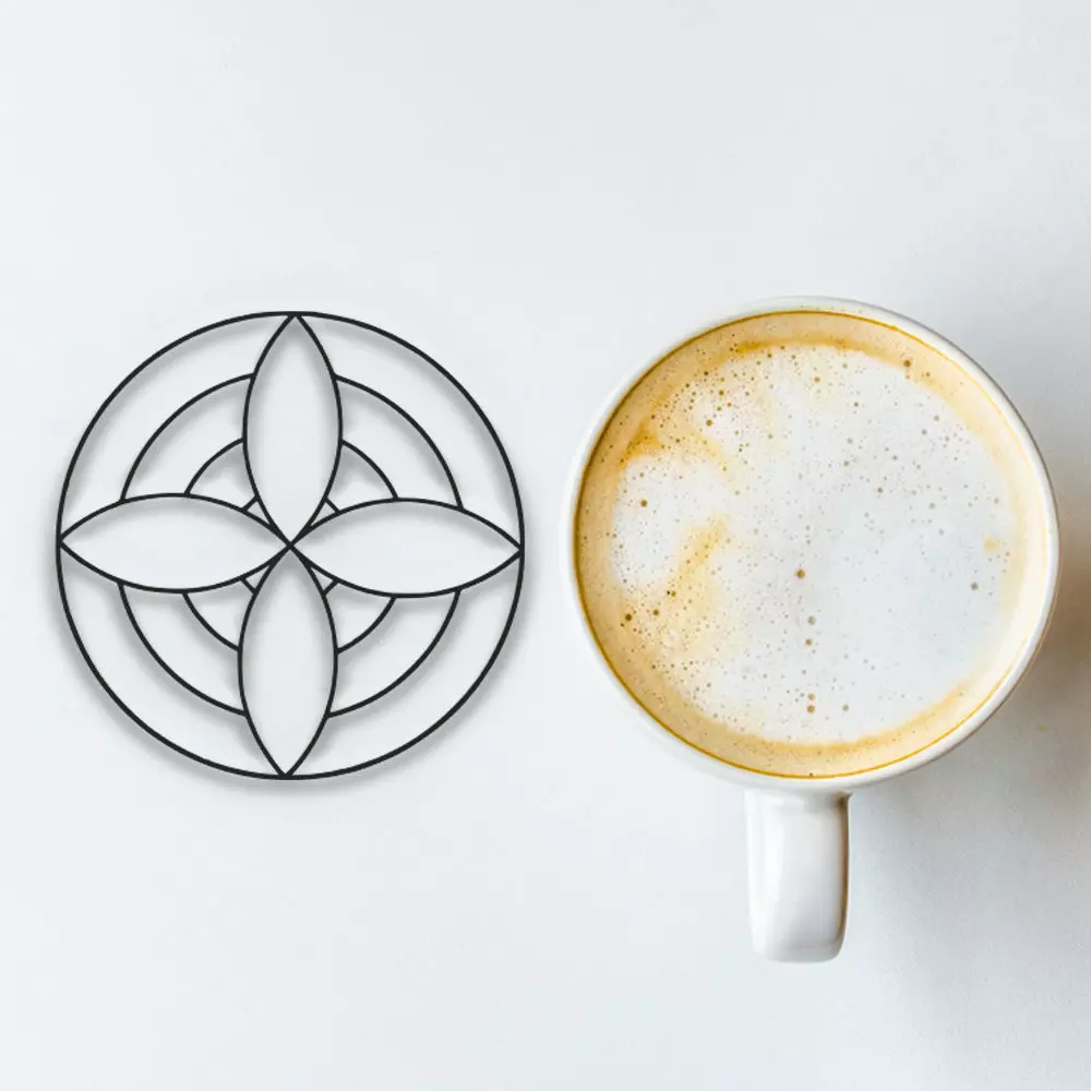 Coffee And Tea Coaster 3D print model