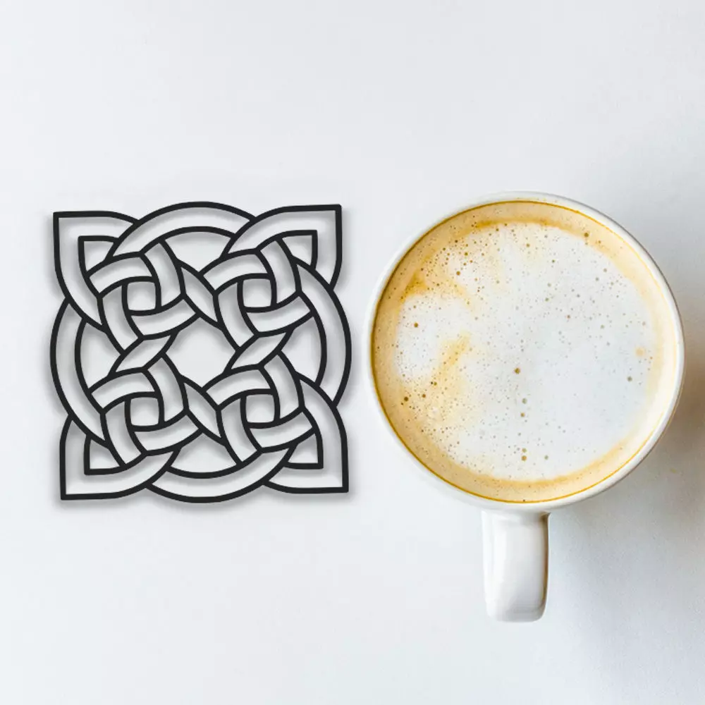 Coffee And Tea Coaster 3D print model