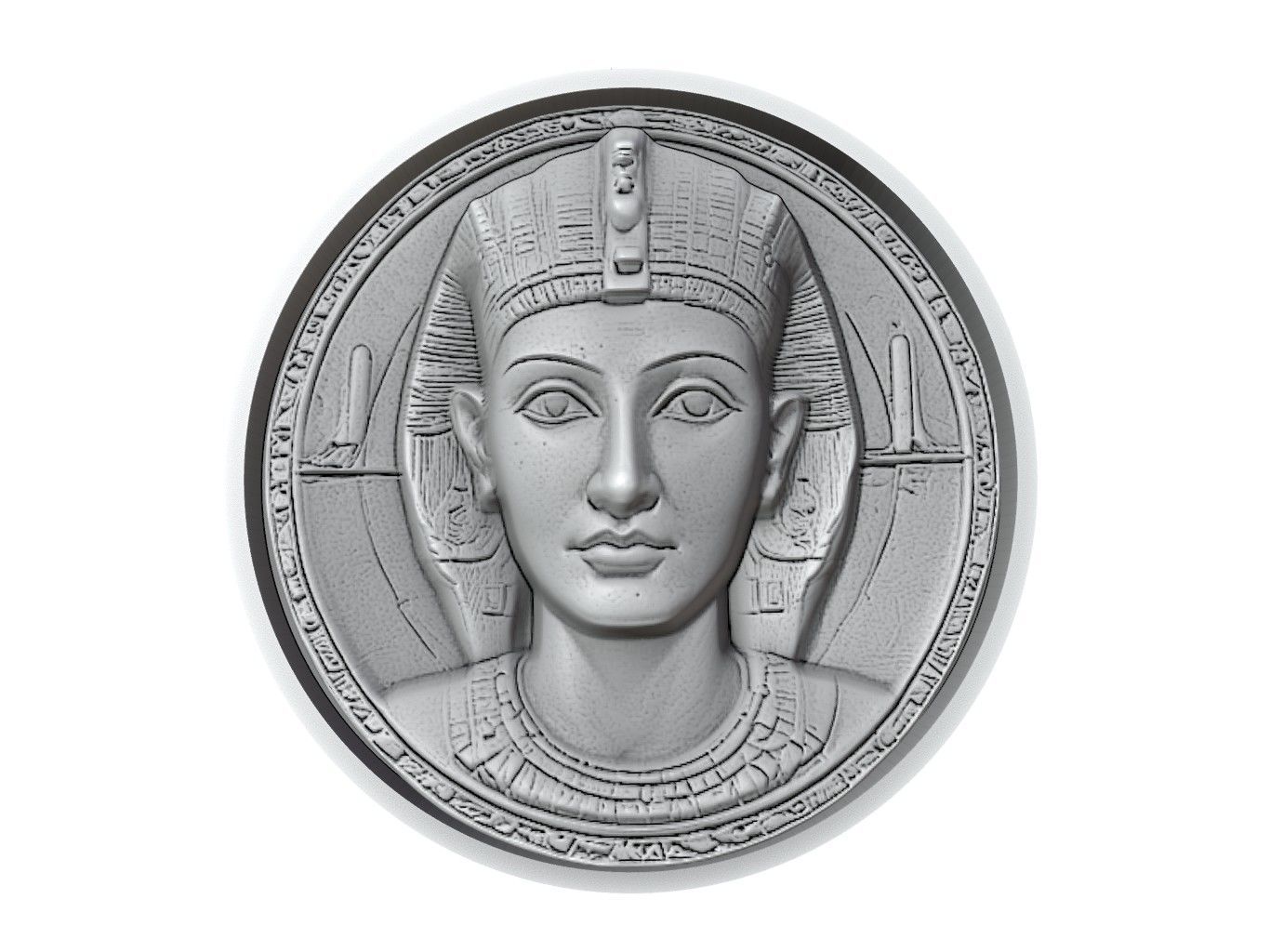 Hatshepsut Medallion 3D print model_2