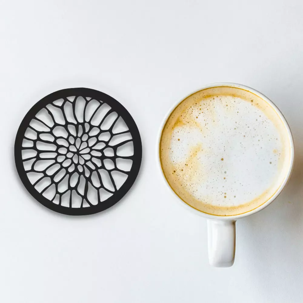 Coffee And Tea Coaster 3D print model_0