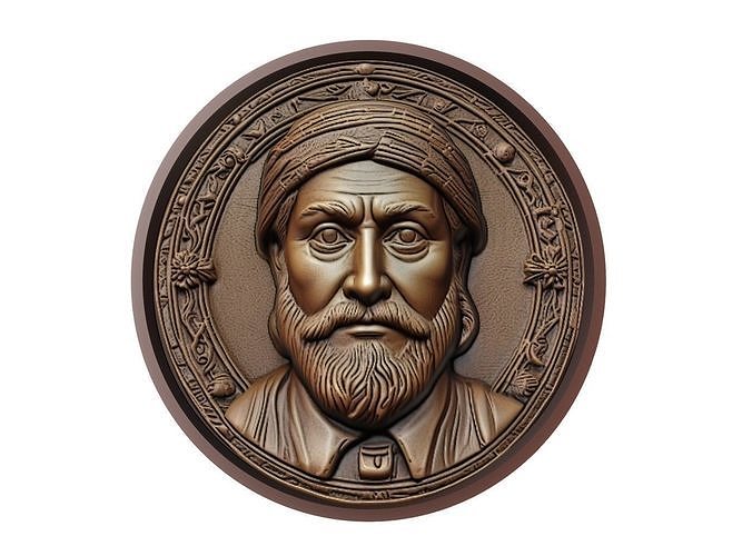 Sargon of Akkad Medallion 3D print model