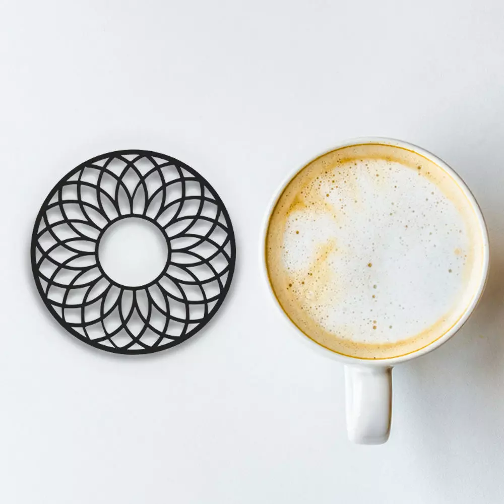 Coffee And Tea Coaster 3D print model_0