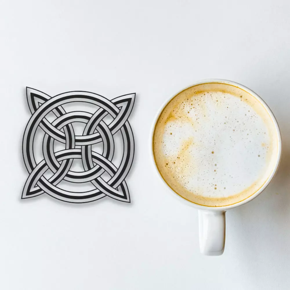 Coffee And Tea Coaster 3D print model