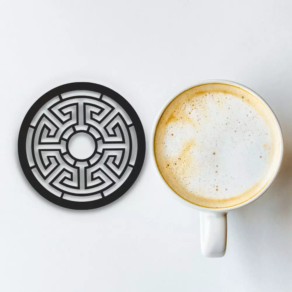 Coffee And Tea Coaster 3D print model