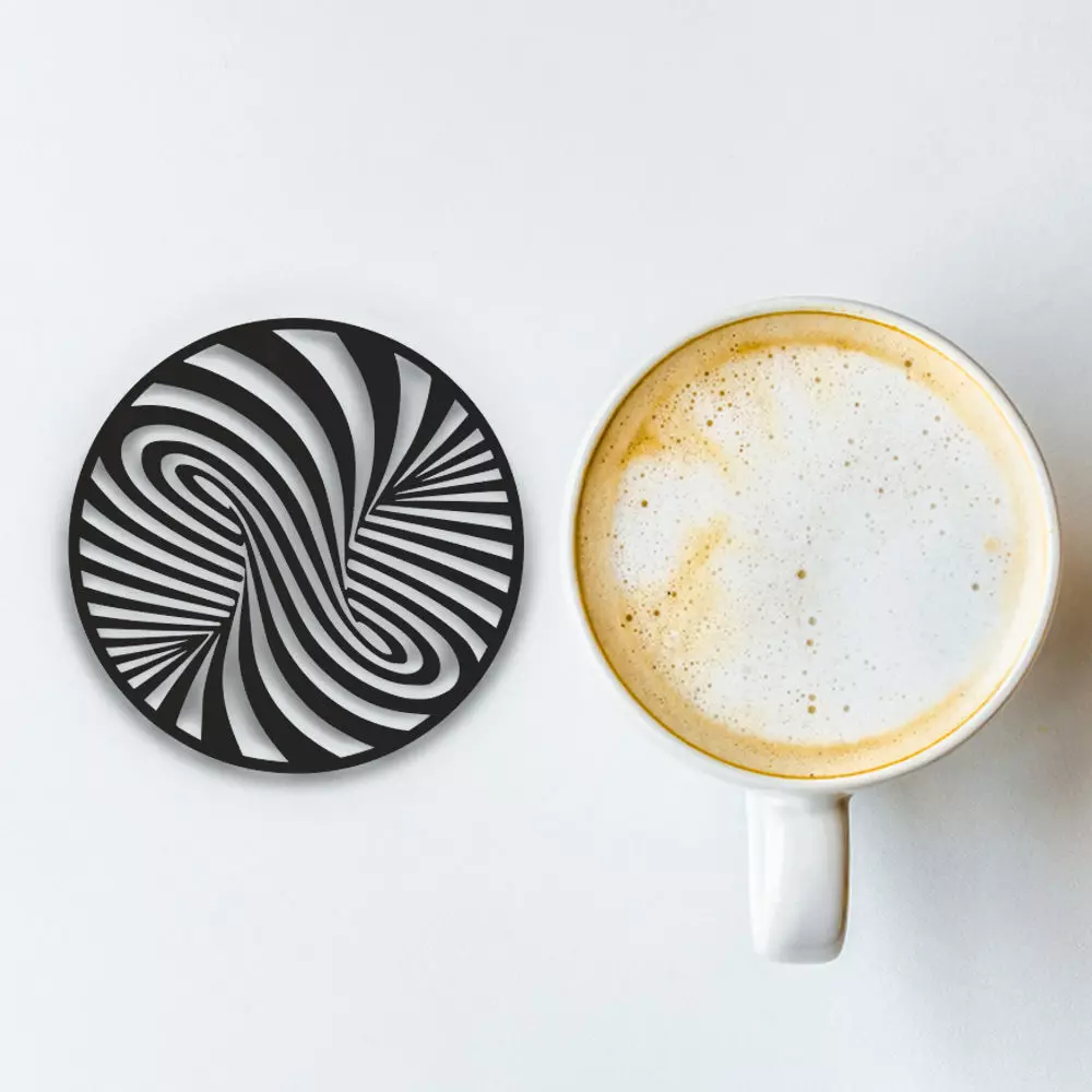 Coffee And Tea Coaster 3D print model