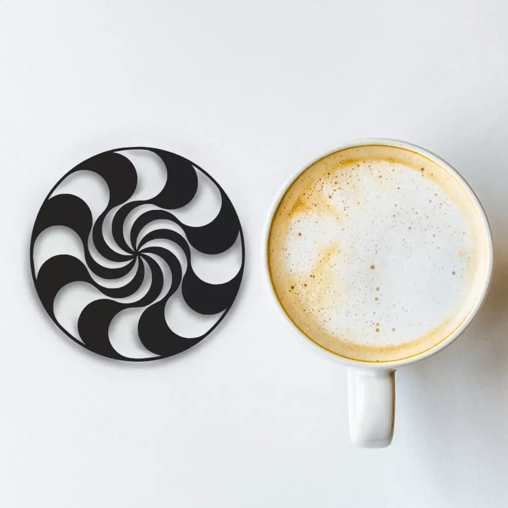 Coffee And Tea Coaster 3D print model