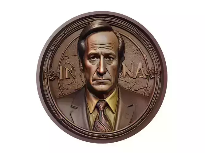 Saul Goodman Medallion 3D print model