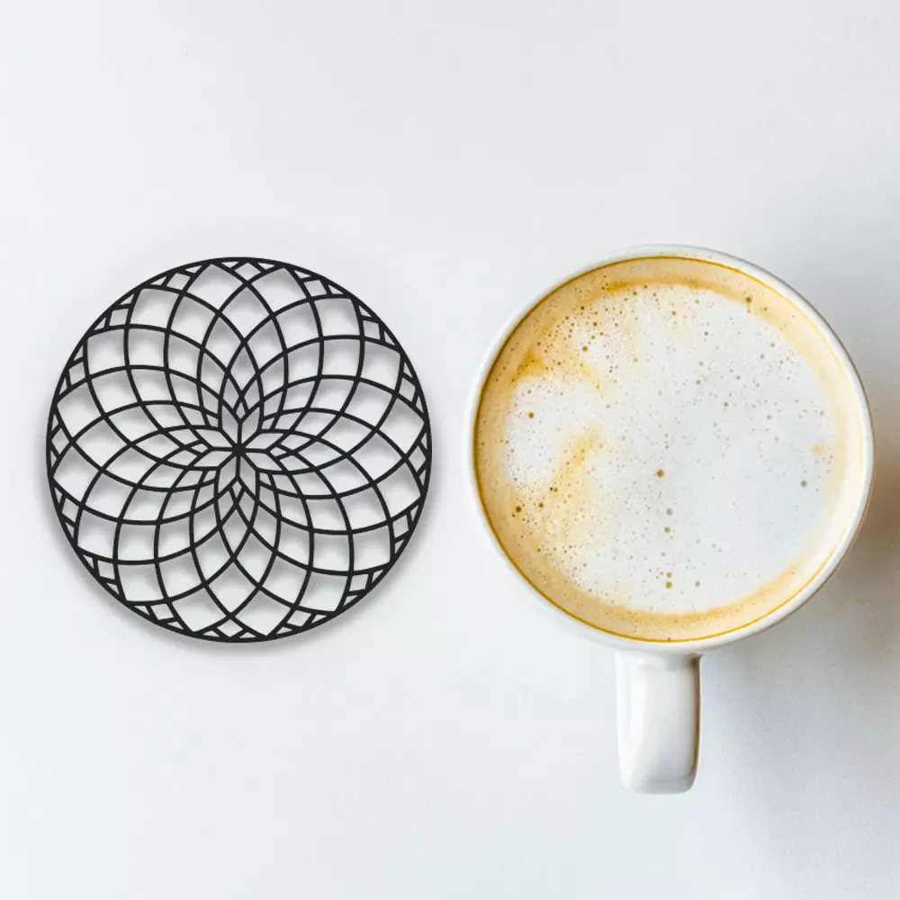 Coffee And Tea Coaster 3D print model_0