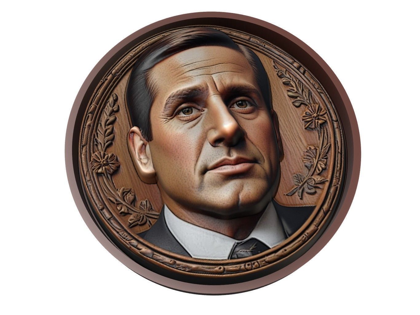 Michael Scott Medallion 3D print model_1