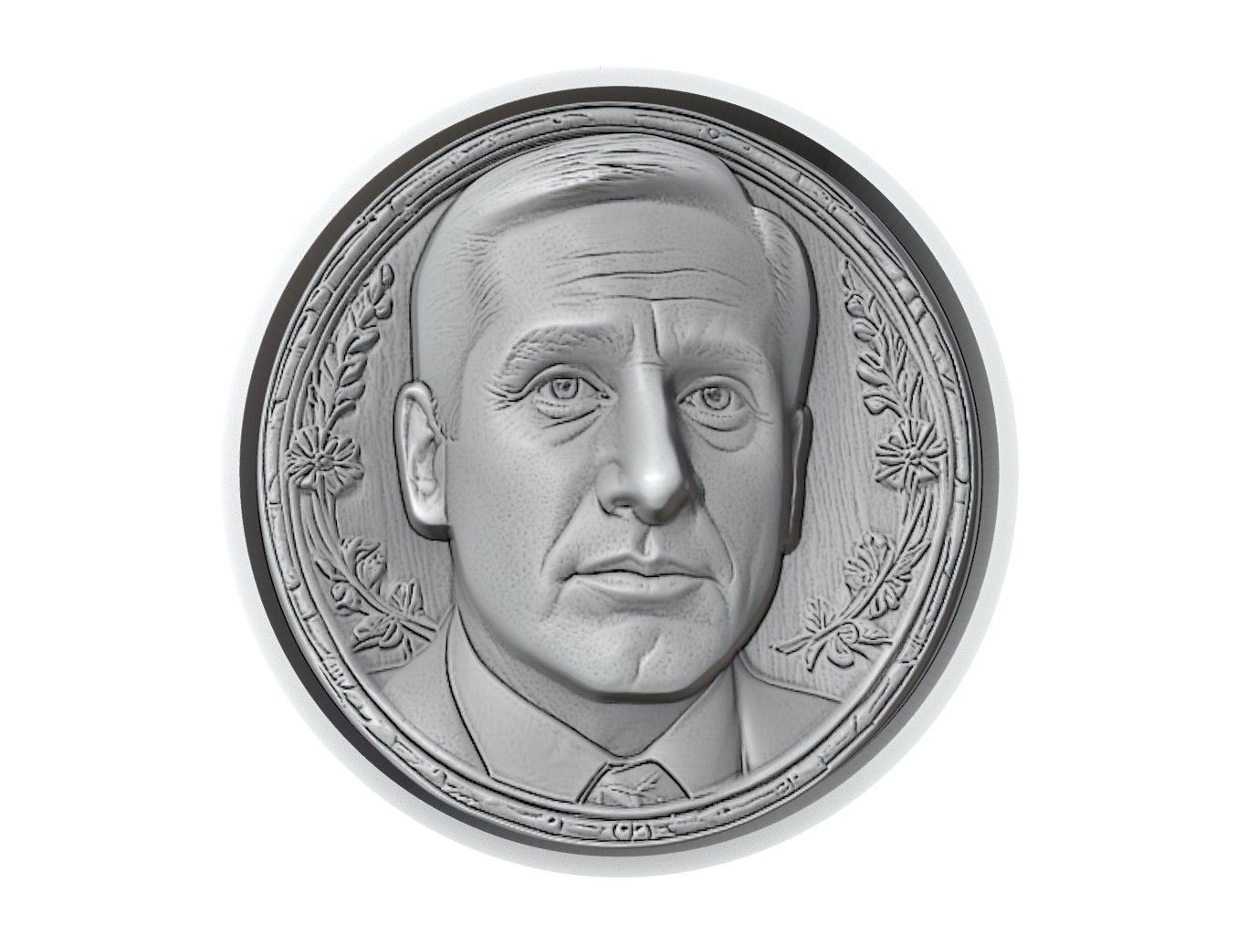 Michael Scott Medallion 3D print model_2
