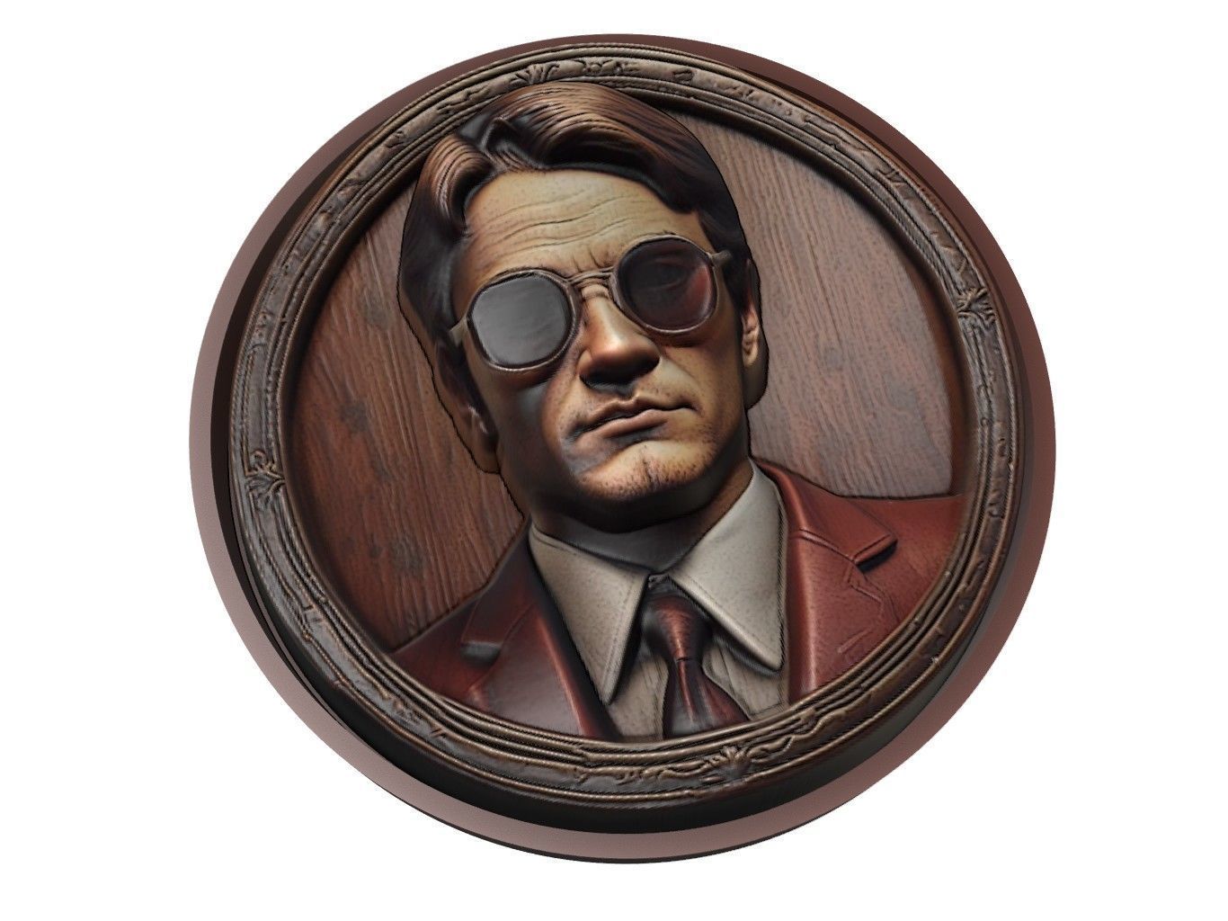 Matt Murdock Medallion 3D print model_1