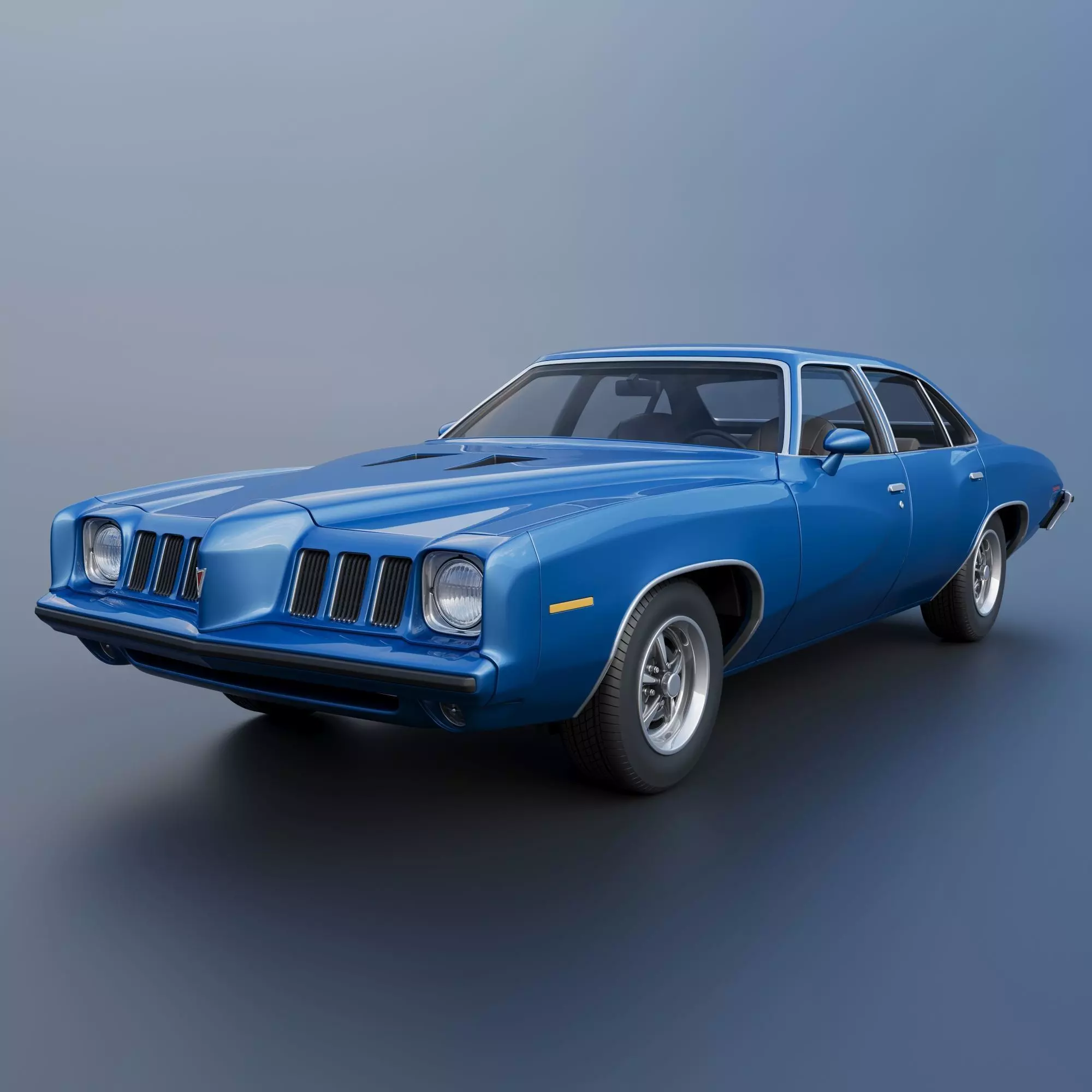 Pontiac Grand Am 4 Door 1973 3D print model