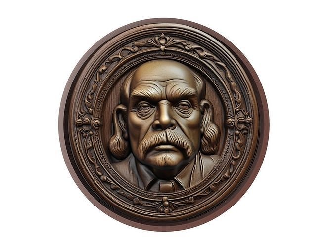 Hopper Medallion 3D print model