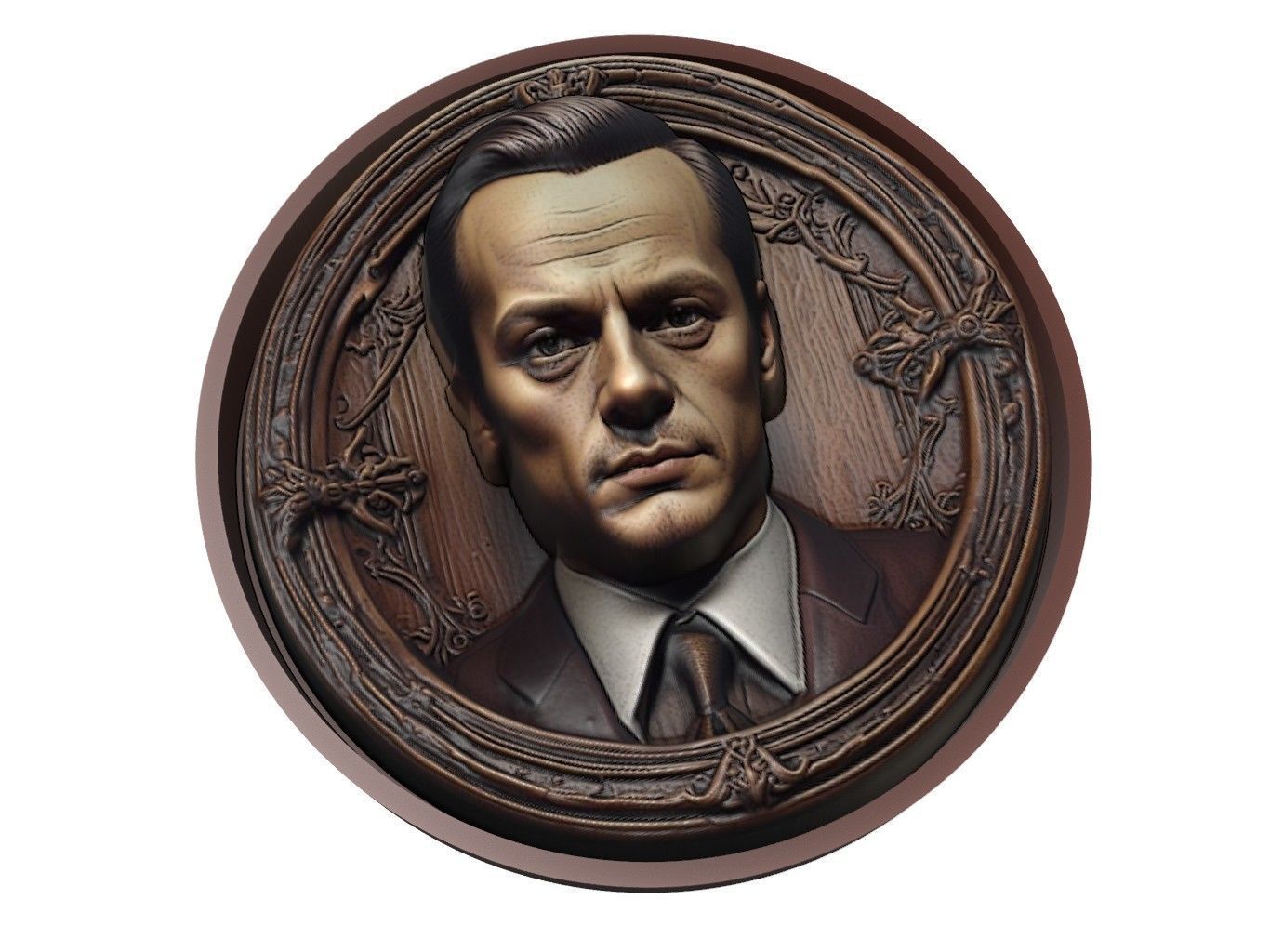 Moriarty Medallion 3D print model_1