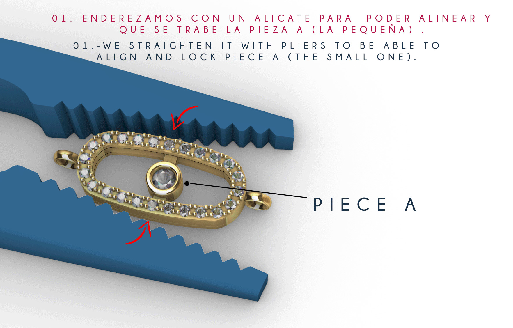 Messika MOVE UNO CORD BRACELET 3D print model_2