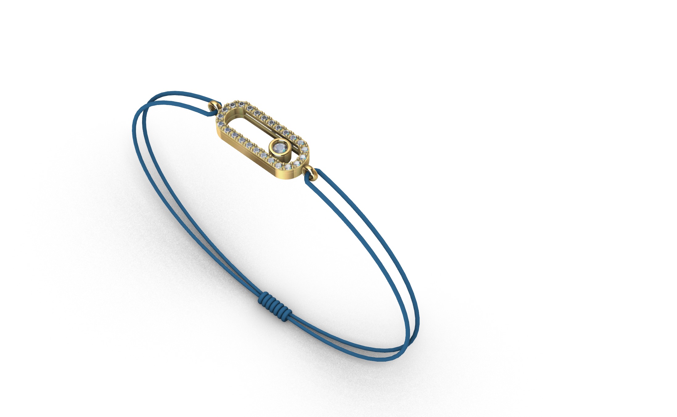 Messika MOVE UNO CORD BRACELET 3D print model_4