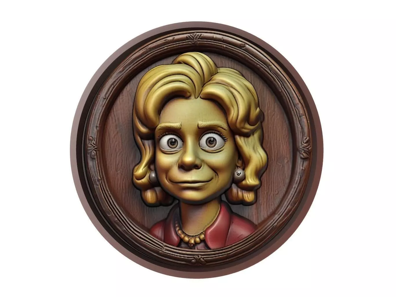 Lisa Simpson Medallion 3D print model