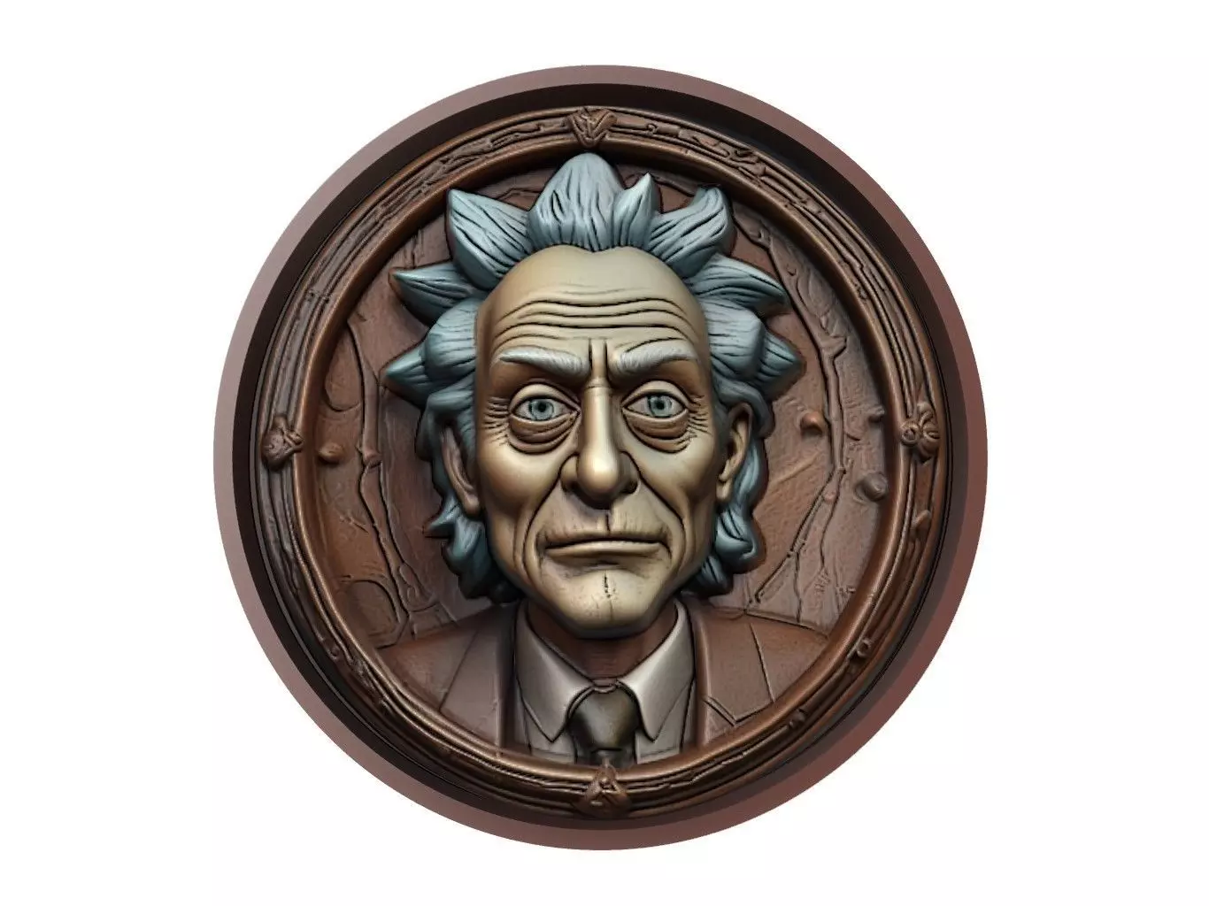 Rick Sanchez Medallion 3D print model